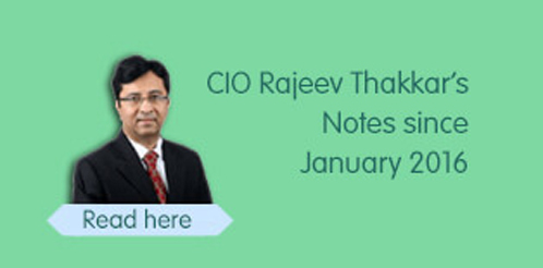 CIO Rajeev Thakkar's Notes since January 2016